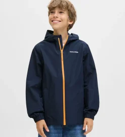 Jack & Jones Regnjakke - PE - JjefLynn - Sky Captain/Dark Chedda