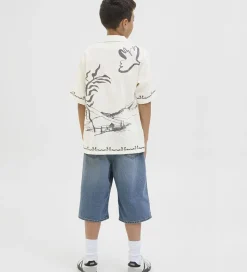 Jack & Jones Skjorte - JorAcapulco - Cloud Dancer m. Print