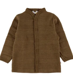 Joha Cardigan - Strik - Uld - Varm Brun
