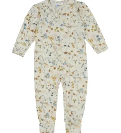 Joha Heldragt - Uld - Off White m. Blomster