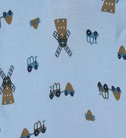 Joha Heldragt - Viskose/Bambus - Blå m. Vindmølle