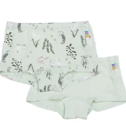 Joha Hipster - 2-pak - Viskose/Bambus - Mynte m. Svane