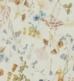 Joha Hipsters - Uld - Off White m. Blomster