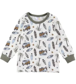 Joha Nattøj - Off White m. Print