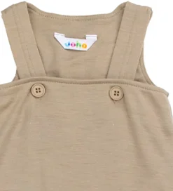 Joha Sparkedragt m. Seler/Fødder - Uld/Silke - Beige