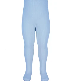 Joha strømpebukser - Rib - Uld - Blå