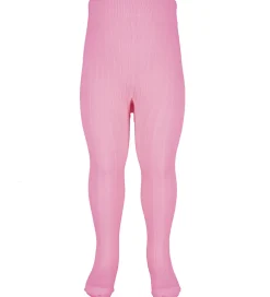 Joha Strømpebukser - Rib - Uld - Rosa