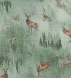 Joha Undertrøje - Uld - Grøn m. Striber