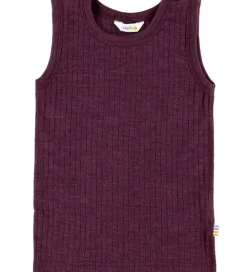 Joha Undertrøje - Uld - Rib - Blomme