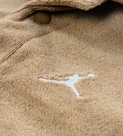 Jordan Shortssæt - Skjorte/Shorts - Frotté - Hemp m. Logo