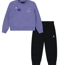 Jordan Sweatsæt - Sort/Lilla