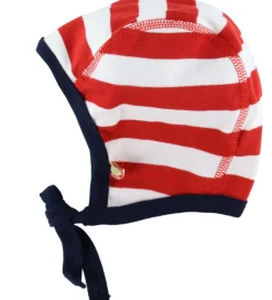 Katvig Babyhjelm - Rød/Hvid Stribet