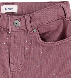 Kids Only Jeans - KogCobain - Rose Brown/Rhinestones