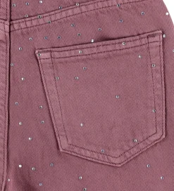 Kids Only Jeans - KogCobain - Rose Brown/Rhinestones