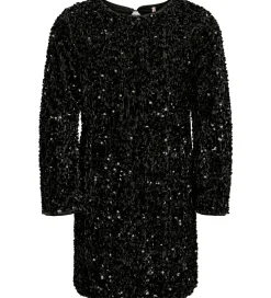 Kids Only Kjole - KogConfidence - Black m. Palietter