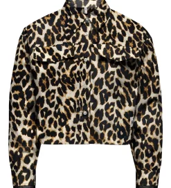 Kids Only Skjorte - Cropped - KogClara - Black/With Clara Leo