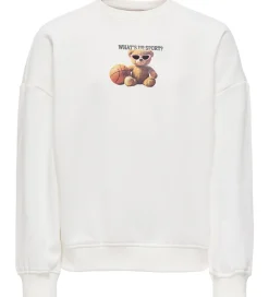 Kids Only Sweatshirt - KogBila - Egret/Sport