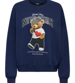 Kids Only Sweatshirt - KogLinda - Midnight Sail/New York Teddy