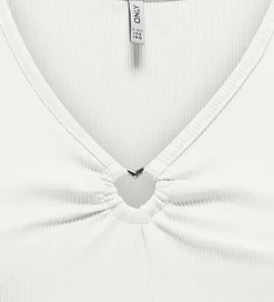 Kids Only Top - KogNessa - Rib - Cloud Dancer