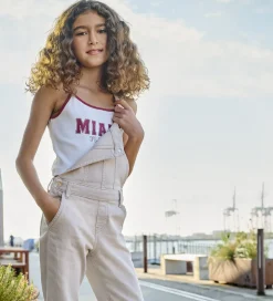 Kids Only Top - Rib - KonVikka - Bright White/Ruby Wine + Print