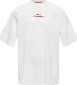 Kids Only T-shirt - KogBabette - Cloud Dancer/Croissant