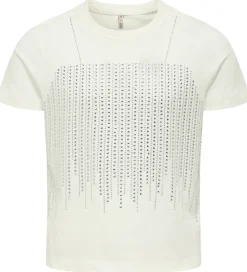 Kids Only T-shirt - KogBillie - Stone Top - Cloud Dancer/ Rhines