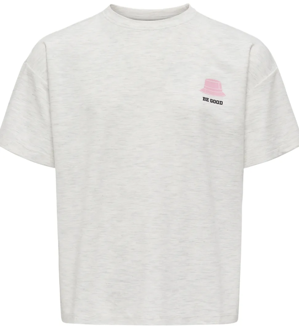 Kids Only T-Shirt - Noos - KogBillie - Light Grey Melange/Collag