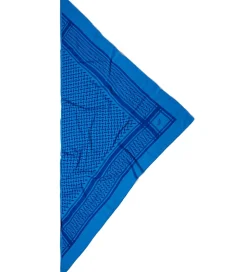 Lala Berlin Tørklæde - Triangle Trinity Classic M - Blå