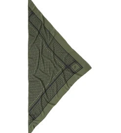 LaLa Berlin Tørklæde - 162x85 - Triangle Trinity - Moss/Asphalt