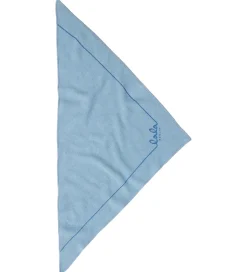 Lala Berlin Tørklæde - 70x35 - Triangle Solid XS - Atlantic