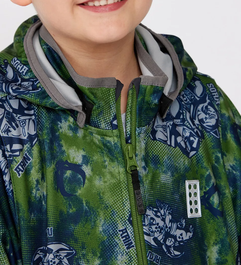 LEGO® Ninjago Softshelljakke - LWScout 202 - Twist Of Lime/Grå m