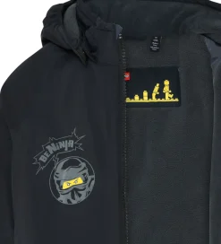 LEGO® Ninjago Vinterjakke - LWJesse 607 - Sort m. Print