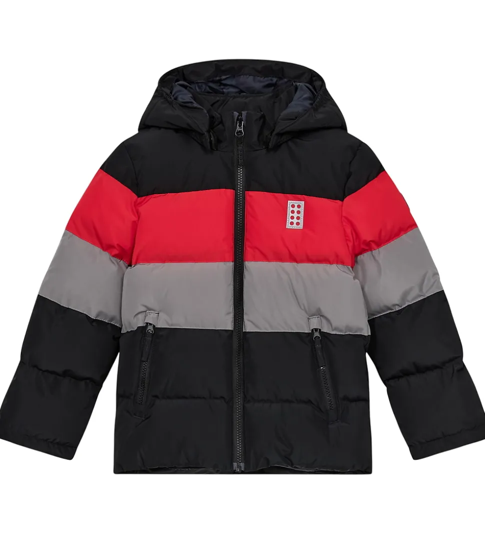 LEGO® Wear Dynejakke - LWJipe 705 - Sort/Rød/Grå