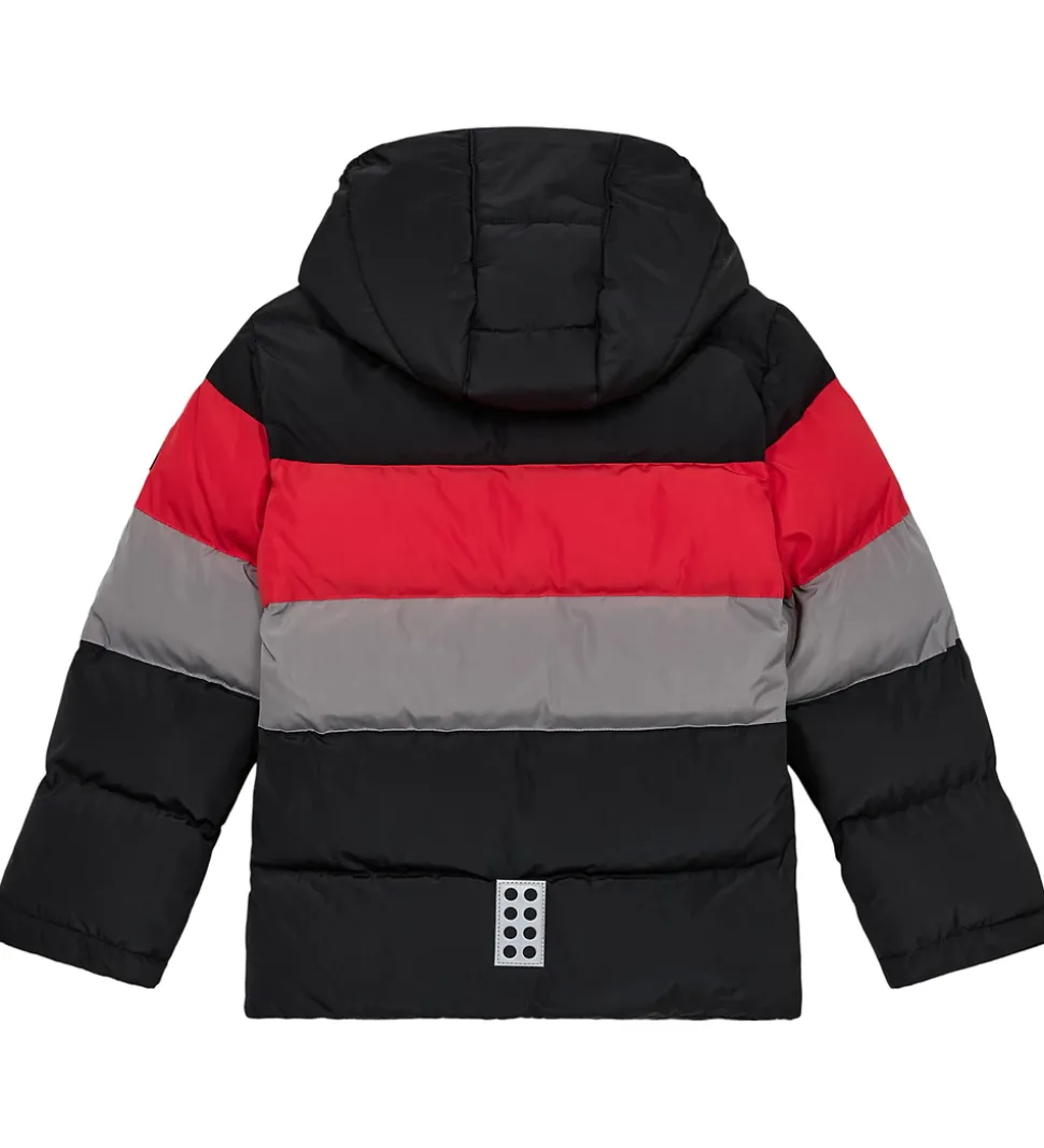 LEGO® Wear Dynejakke - LWJipe 705 - Sort/Rød/Grå