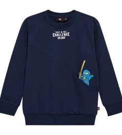 LEGO® Wear Ninjago Sweatshirt - LwsAku - Mørkeblå