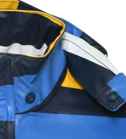 LEGO® Wear Regnjakke - PU - LWJonathan 102 - Blå m. Striber