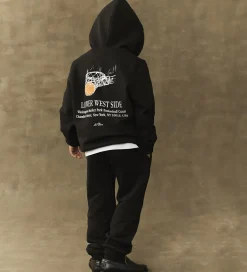 Les Deux Hættetrøje - West Side - Sort m. Print