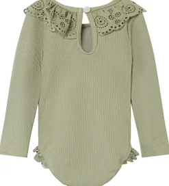 Lil' Atelier Badedragt - Rib - NbfFola - Forst Fog