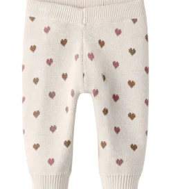 Lil Atelier Bukser - Strik - NbfSaran - Turtledove/Sepia Tint