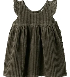 Lil Atelier Kjole - Fløjl - NmfRaul - Sea Turtle