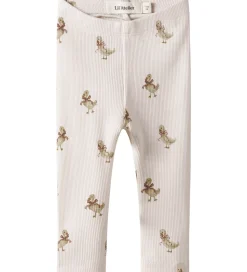 Lil' Atelier Leggings - Rib - NbfLavo - Almost Mauve/Goose