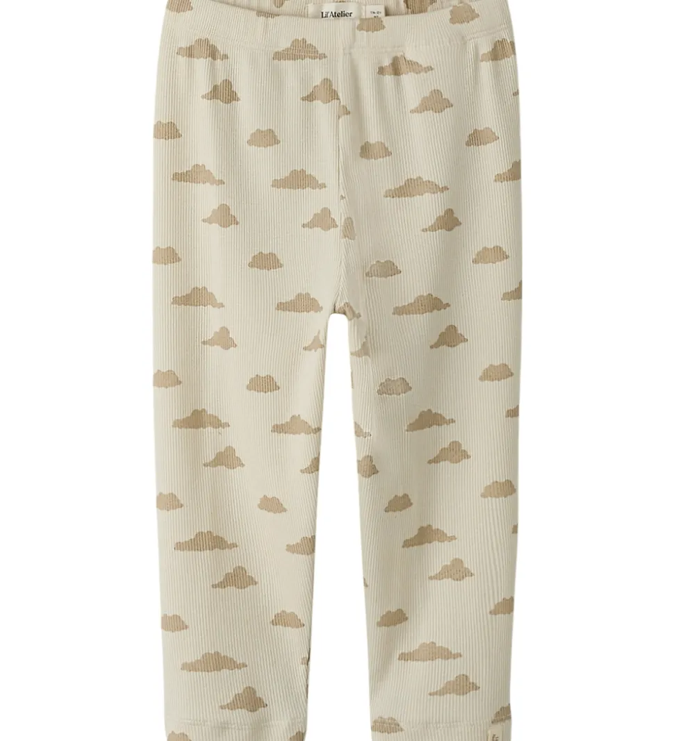 Lil Atelier Nattøj - Rib - NmmGago - Turtledove/Sky