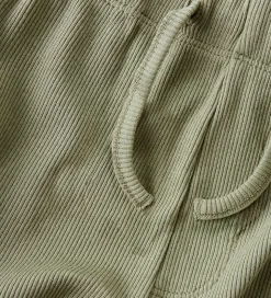 Lil' Atelier Shorts - Rib - NmmGago - Seagrass