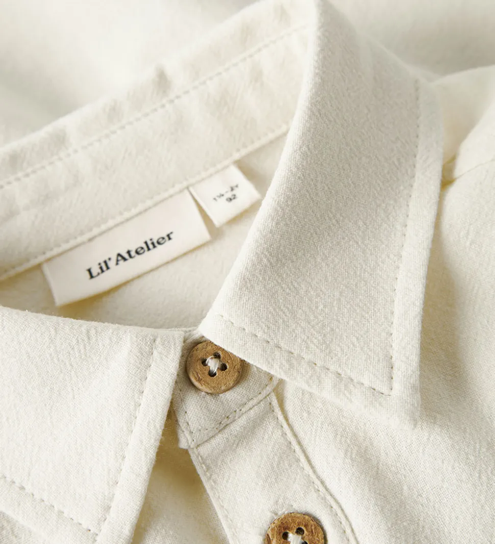 Lil' Atelier Skjorte - NmmHadam - Turtledove