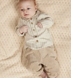 Lil Atelier Skjortebody l/æ - NbmFelixo - Turtledove/Sepia Tint