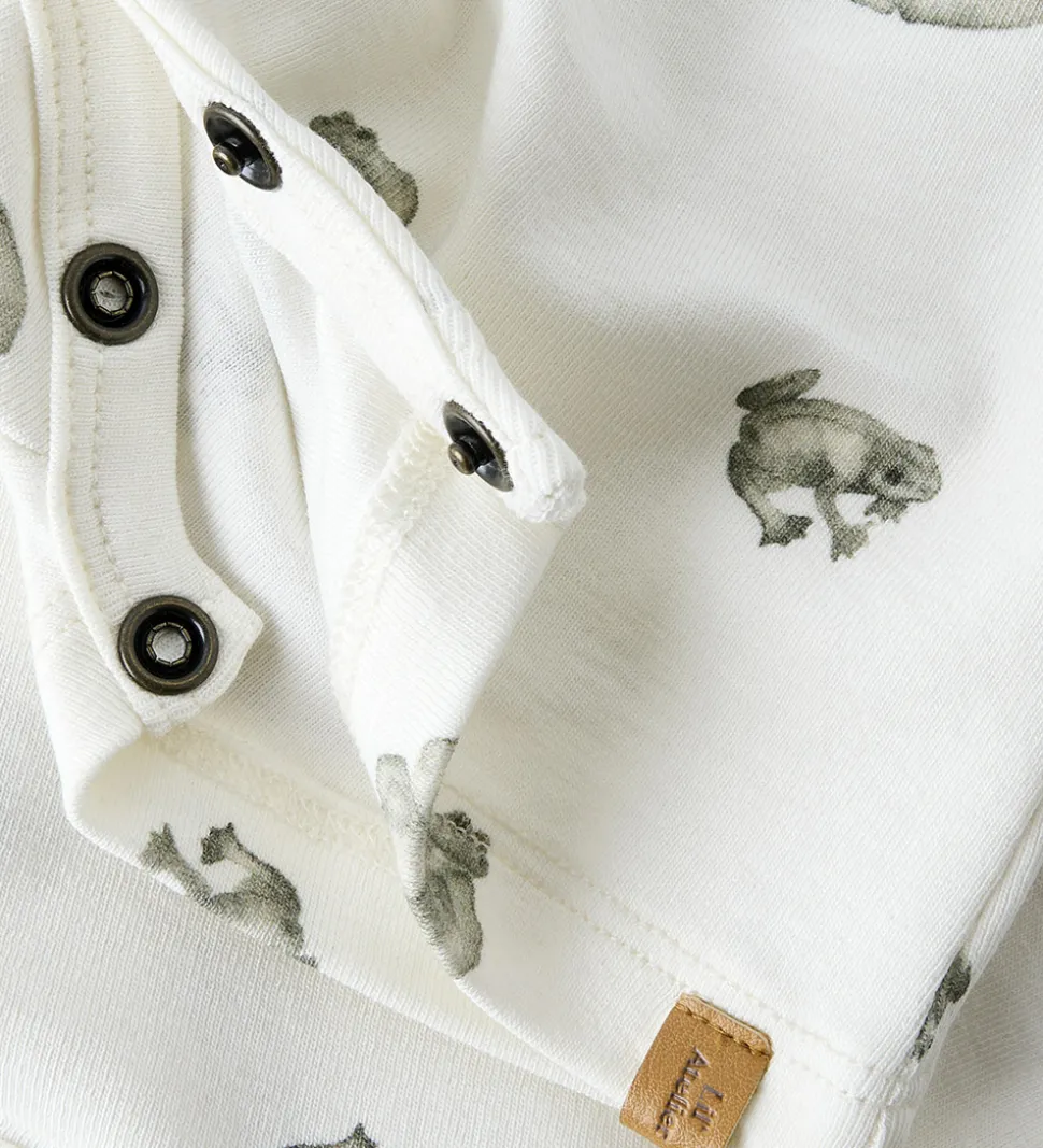 Lil' Atelier Sommerdragt - NbmGayo - Coconut Milk/Frog