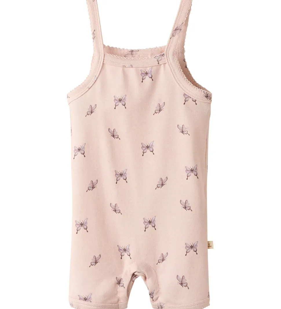 Lil' Atelier Sommerdragt - NbfGayo - Peach Blush/Butterfly