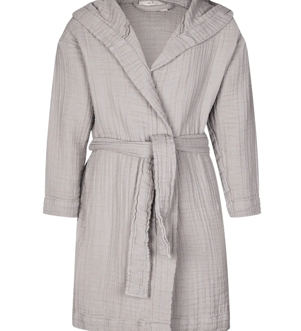 Lille Kanin Badekåbe - Musselin - Brown Smoke