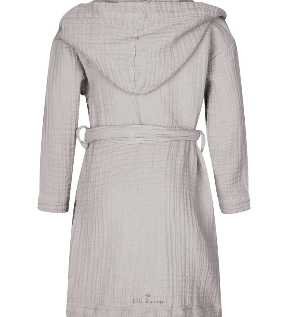 Lille Kanin Badekåbe - Musselin - Brown Smoke