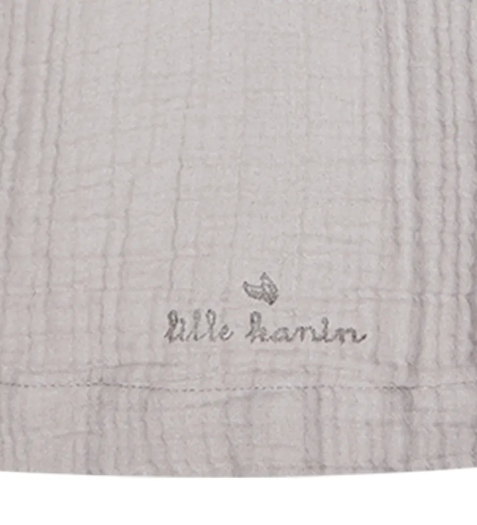 Lille Kanin Badekåbe - Musselin - Brown Smoke
